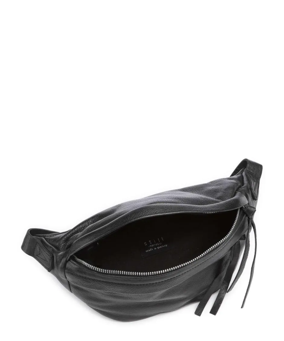 Still Nordic Fanny Packs|Crossbody Bags-Raven Novus Fanny pack buffalo leather
