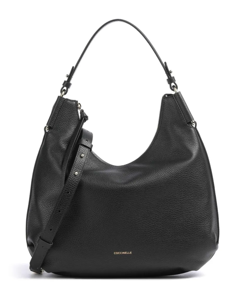 Coccinelle Shoulder Bags|Hobo Bags-Rebekka Hobo bag grained cow leather
