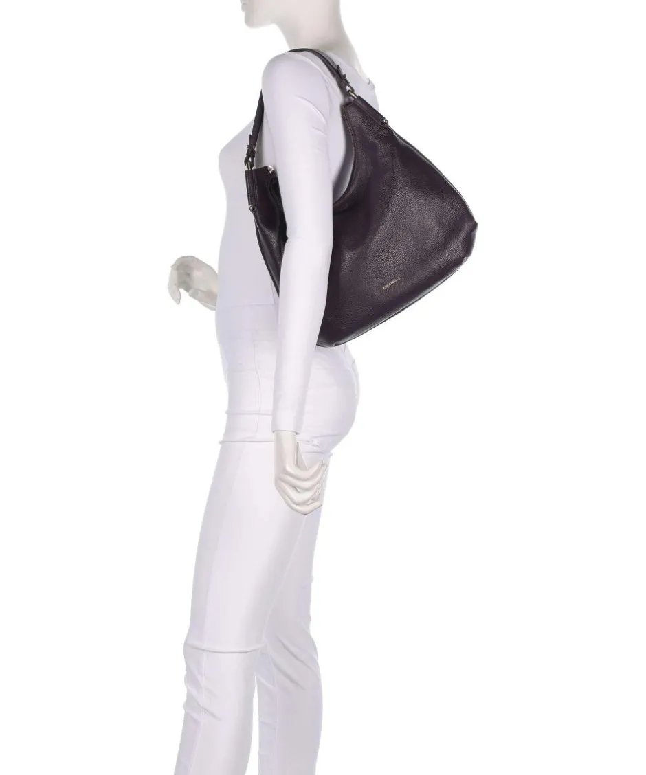 Coccinelle Shoulder Bags|Hobo Bags-Rebekka Hobo bag grained cow leather