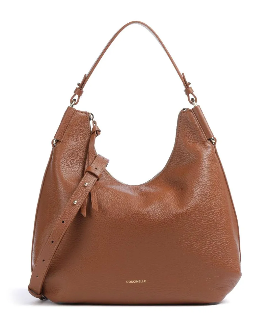 Coccinelle Shoulder Bags|Hobo Bags-Rebekka Hobo bag grained cow leather
