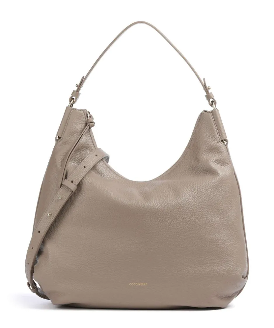 Coccinelle Shoulder Bags|Hobo Bags-Rebekka Hobo bag grained cow leather