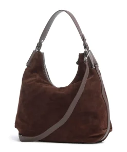 Coccinelle Shoulder Bags|Hobo Bags-Rebekka Suede Hobo bag brushed cow leather