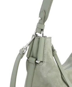 Coccinelle Shoulder Bags|Hobo Bags-Rebekka Suede Hobo bag brushed cow leather