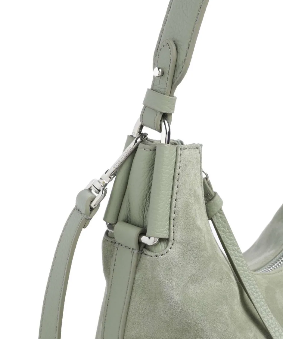 Coccinelle Shoulder Bags|Hobo Bags-Rebekka Suede Hobo bag brushed cow leather