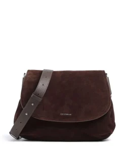 Coccinelle Shoulder Bags|Crossbody Bags-Rebekka Suede Shoulder bag brushed cow leather