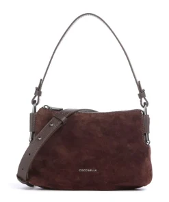 Coccinelle Shoulder Bags|Crossbody Bags-Rebekka Suede Shoulder bag brushed cow leather