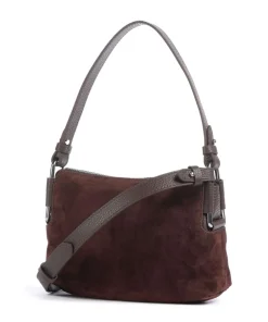 Coccinelle Shoulder Bags|Crossbody Bags-Rebekka Suede Shoulder bag brushed cow leather