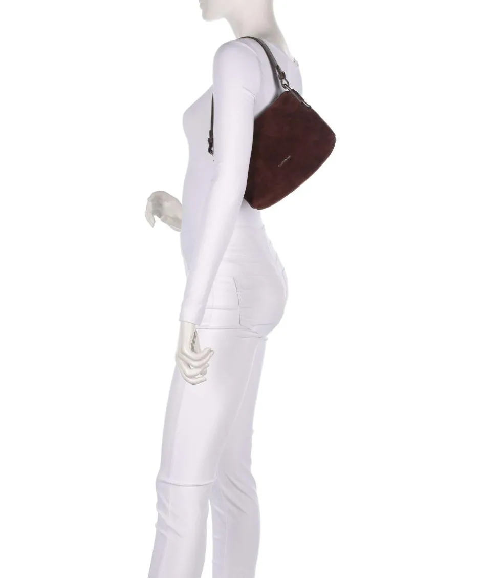 Coccinelle Shoulder Bags|Crossbody Bags-Rebekka Suede Shoulder bag brushed cow leather