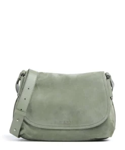 Coccinelle Shoulder Bags|Crossbody Bags-Rebekka Suede Shoulder bag brushed cow leather