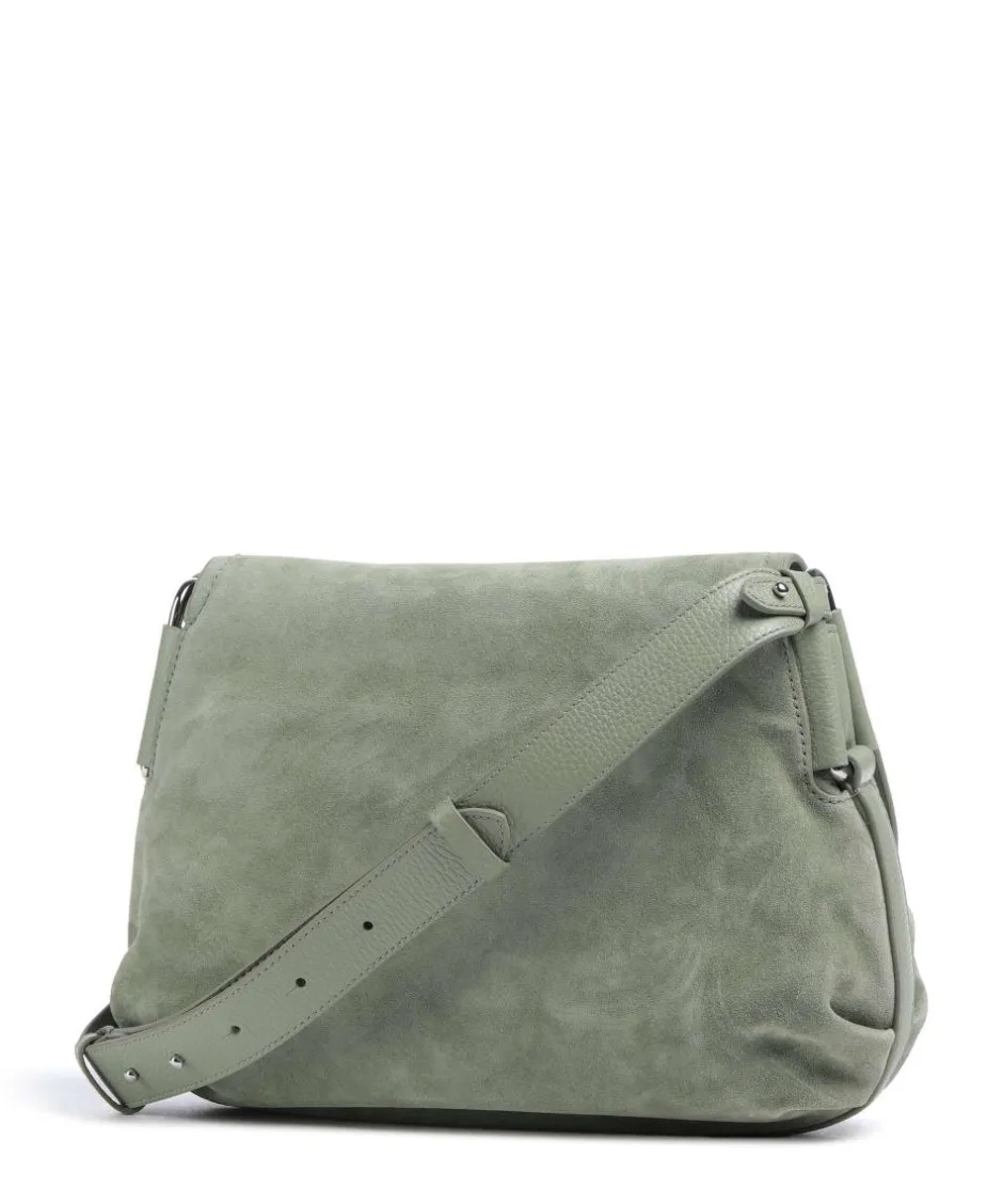 Coccinelle Shoulder Bags|Crossbody Bags-Rebekka Suede Shoulder bag brushed cow leather