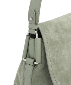 Coccinelle Shoulder Bags|Crossbody Bags-Rebekka Suede Shoulder bag brushed cow leather
