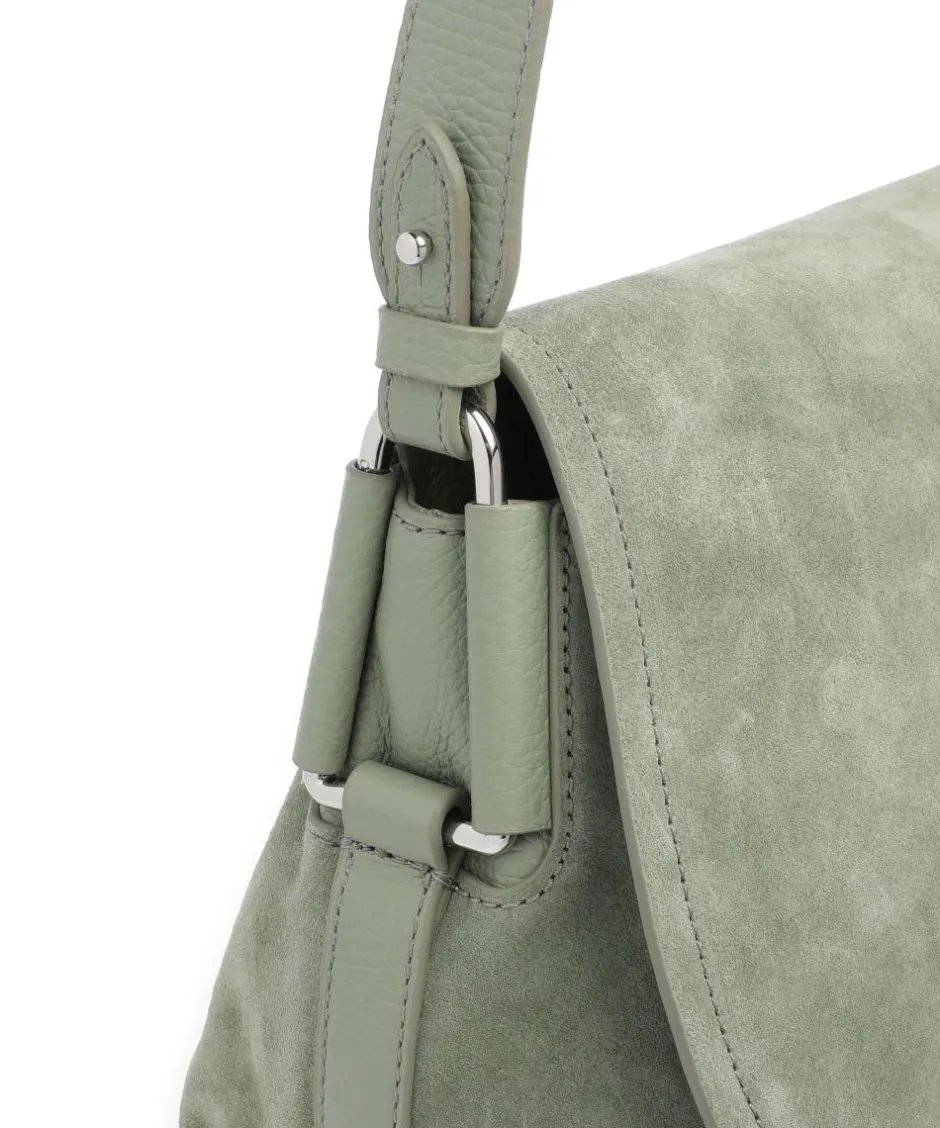 Coccinelle Shoulder Bags|Crossbody Bags-Rebekka Suede Shoulder bag brushed cow leather