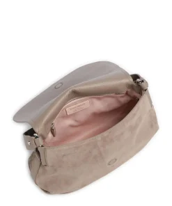 Coccinelle Shoulder Bags|Crossbody Bags-Rebekka Suede Shoulder bag brushed cow leather