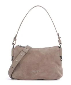 Coccinelle Shoulder Bags|Crossbody Bags-Rebekka Suede Shoulder bag brushed cow leather