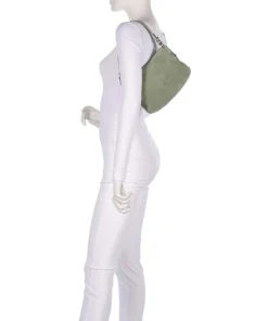 Coccinelle Shoulder Bags|Crossbody Bags-Rebekka Suede Shoulder bag brushed cow leather