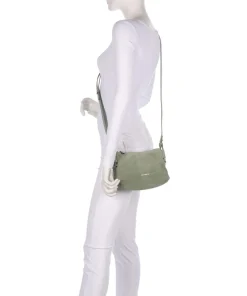 Coccinelle Shoulder Bags|Crossbody Bags-Rebekka Suede Shoulder bag brushed cow leather