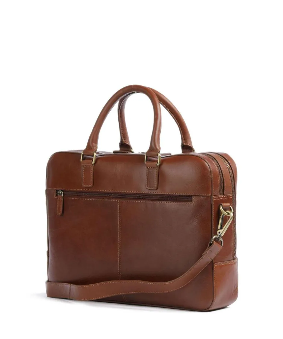 Bugatti Business- & Laptop Bags-Remo Briefcase 15″ fine grain cow leather