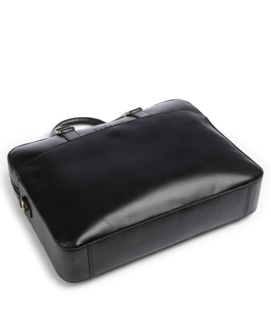 Bugatti Business- & Laptop Bags-Remo Briefcase 15″ fine grain cow leather