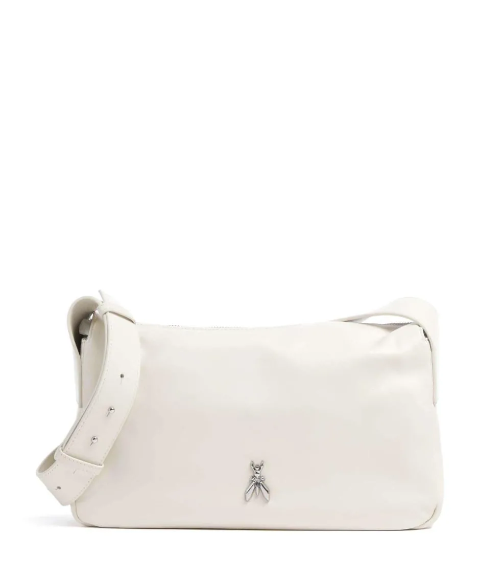 Patrizia Pepe Crossbody Bags-Reverse Crossbody bag fine grain leather
