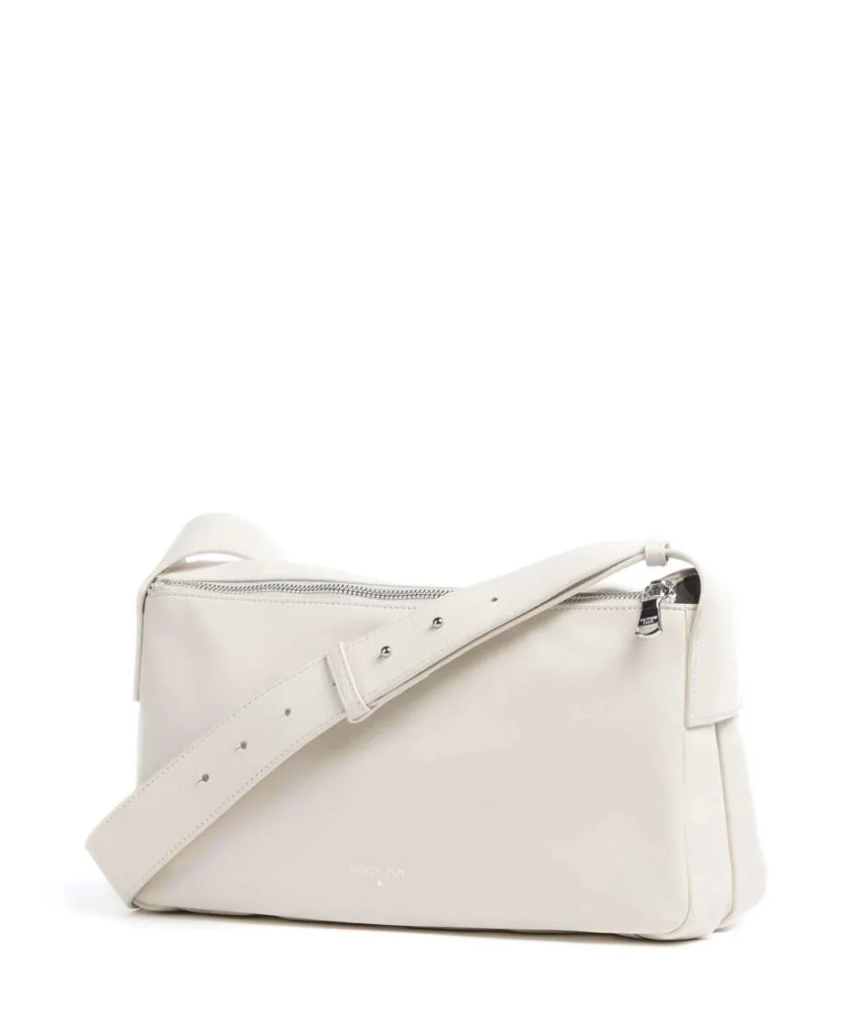 Patrizia Pepe Crossbody Bags-Reverse Crossbody bag fine grain leather