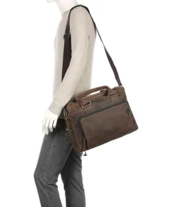 Strellson Business- & Laptop Bags-Richmond Briefcase 14″ leather