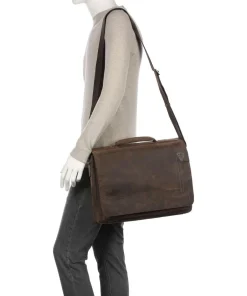 Strellson Business- & Laptop Bags-Richmond Briefcase 13″ leather
