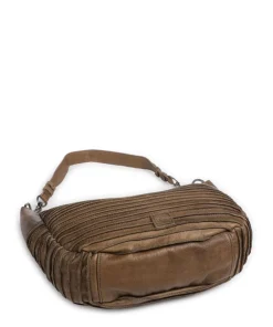 FredsBruder Shoulder Bags|Hobo Bags-Riffel Flowow Hobo bag grained leather