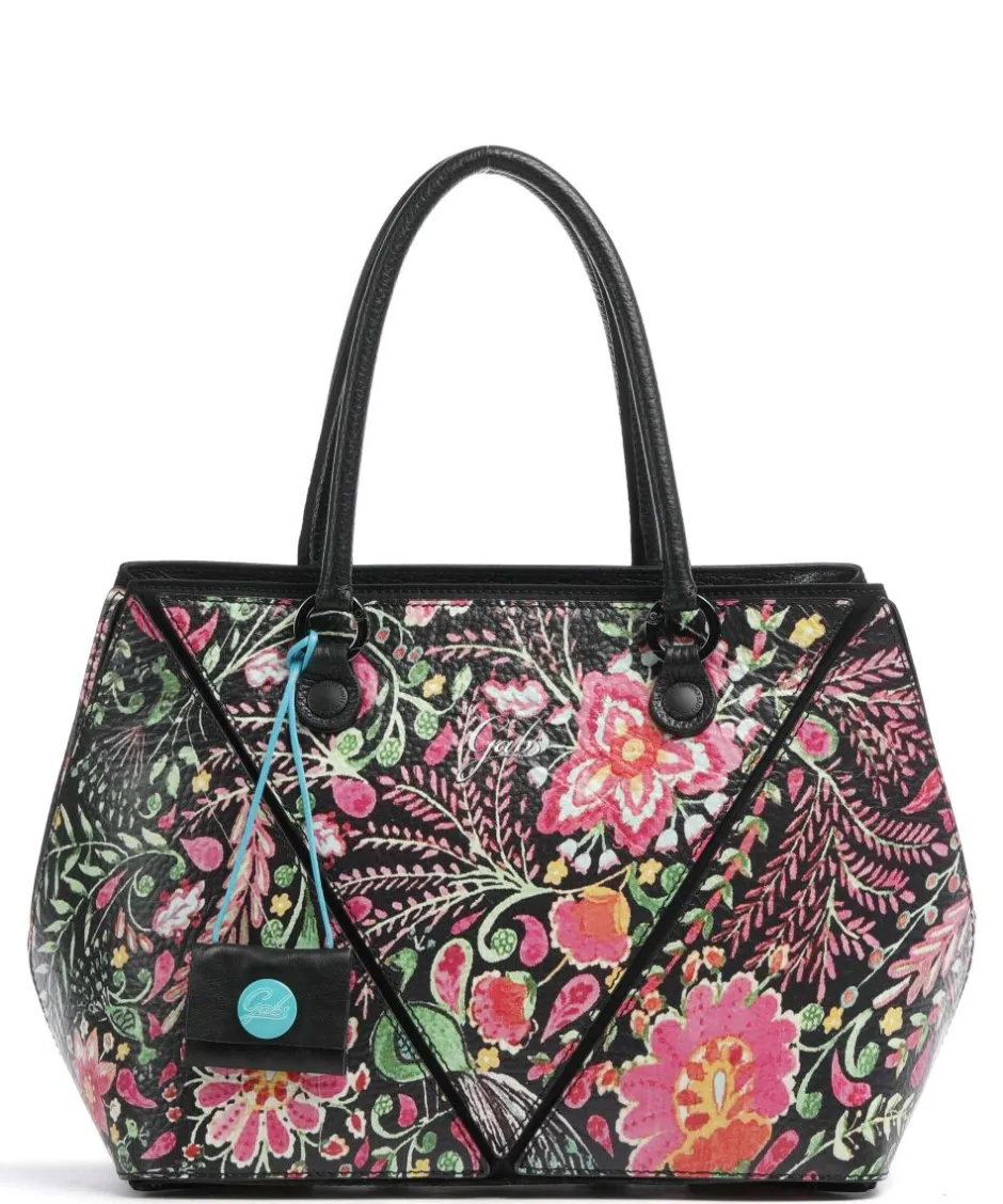 Gabs Tote Bags-Rioko M Tote bag grained calfskin