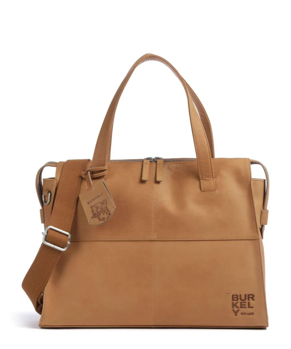 Burkely Tote Bags-Rogue Robyn Tote bag 15″ fine grain leather
