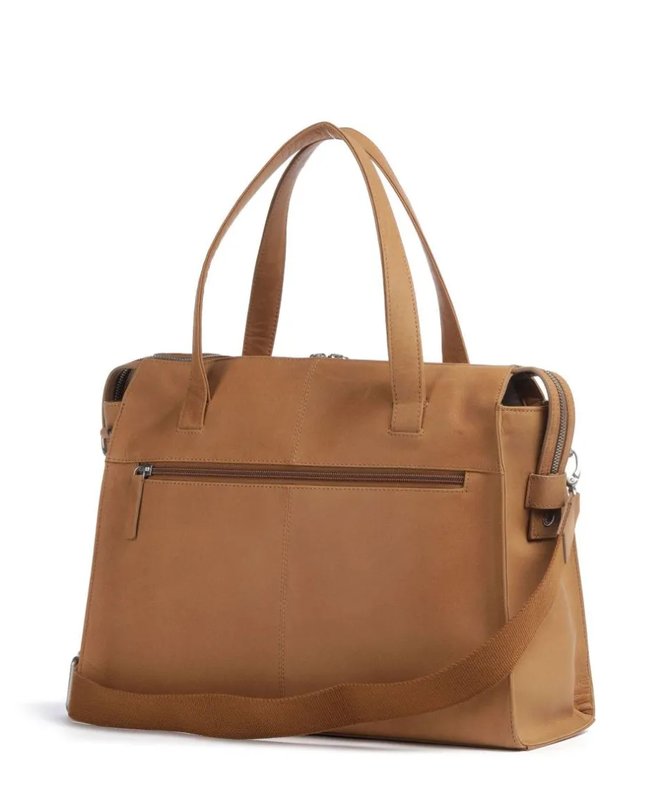 Burkely Tote Bags-Rogue Robyn Tote bag 15″ fine grain leather