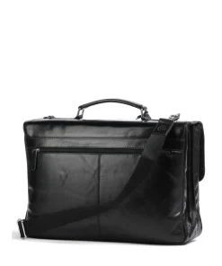 Bugatti Business- & Laptop Bags-Romano Briefcase 16″ pull-up cow leather