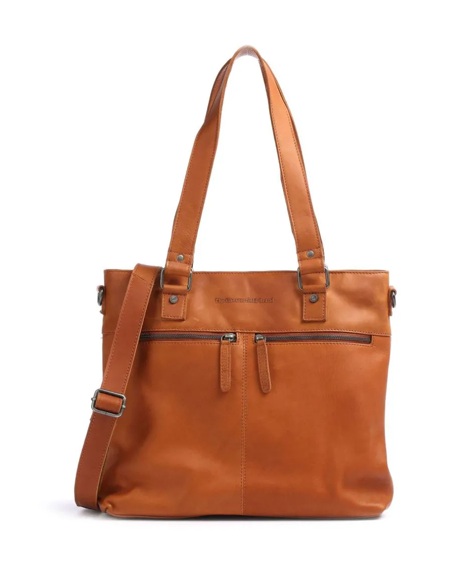 The Chesterfield Brand Tote Bags-Rome Tote bag 13″ pull-up cow leather