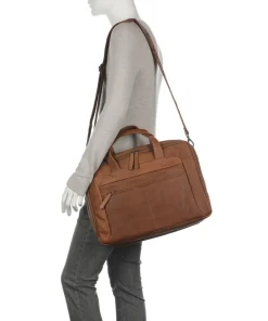 The Chesterfield Brand Business- & Laptop Bags-Ryan Briefcase 17″ pull-up cow leather