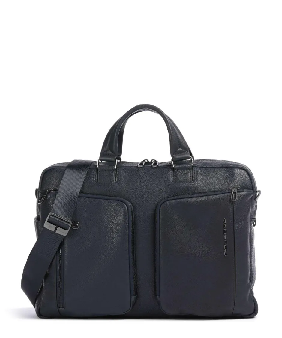 Piquadro Business- & Laptop Bags-S134 Briefcase 15″ grained cow leather