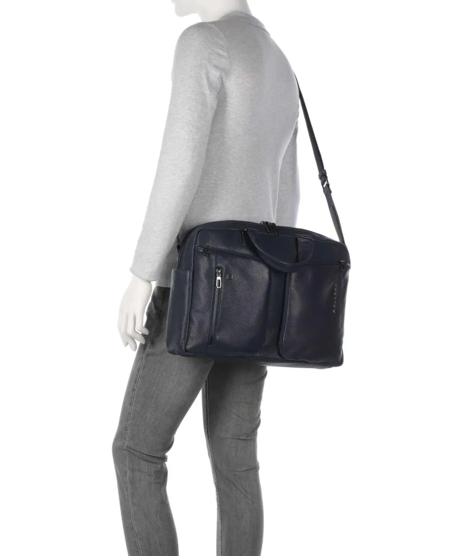 Piquadro Business- & Laptop Bags-S134 Briefcase 15″ grained cow leather