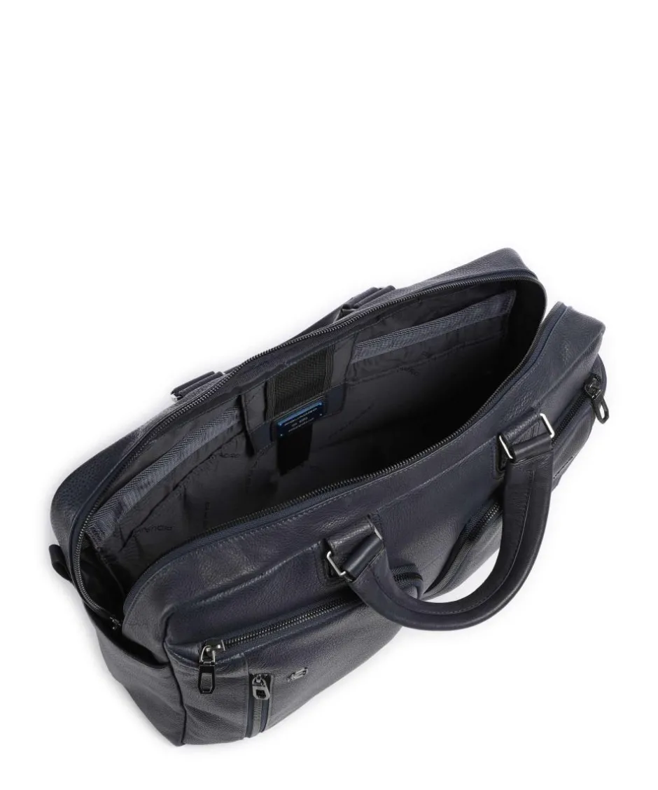 Piquadro Business- & Laptop Bags-S134 Briefcase 15″ grained cow leather