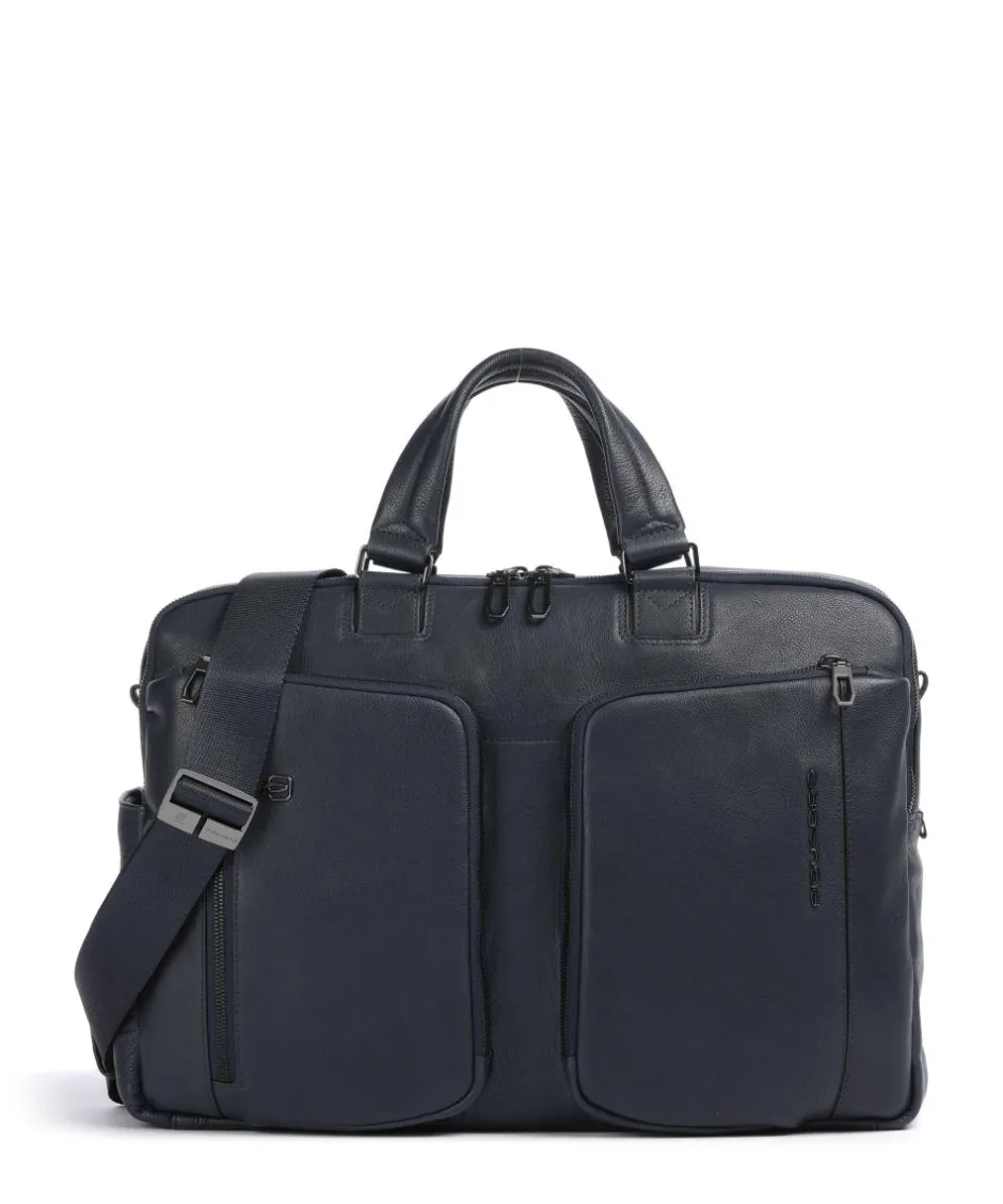 Piquadro Business- & Laptop Bags-S134 Briefcase 16″ grained cow leather