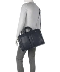 Piquadro Business- & Laptop Bags-S134 Briefcase 16″ grained cow leather