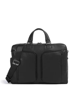 Piquadro Business- & Laptop Bags-S134 Briefcase 15″ grained cow leather