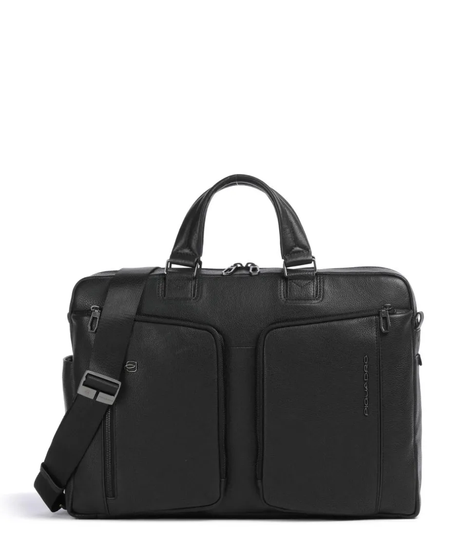 Piquadro Business- & Laptop Bags-S134 Briefcase 15″ grained cow leather