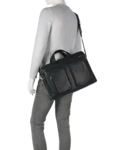 Piquadro Business- & Laptop Bags-S134 Briefcase 15″ grained cow leather