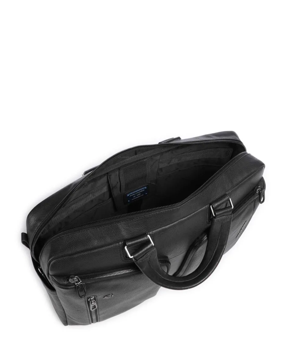 Piquadro Business- & Laptop Bags-S134 Briefcase 15″ grained cow leather