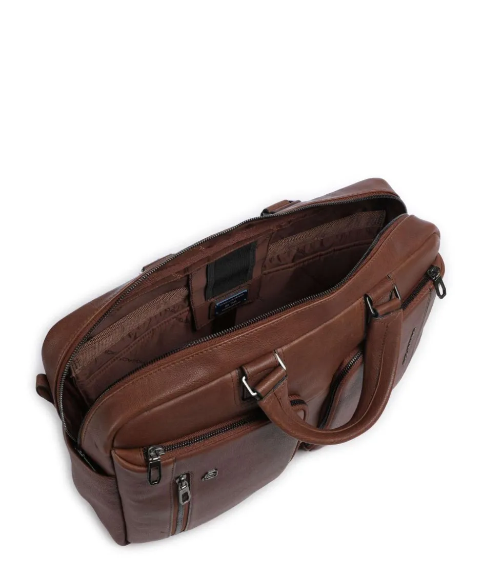 Piquadro Business- & Laptop Bags-S134 Briefcase 15″ grained cow leather