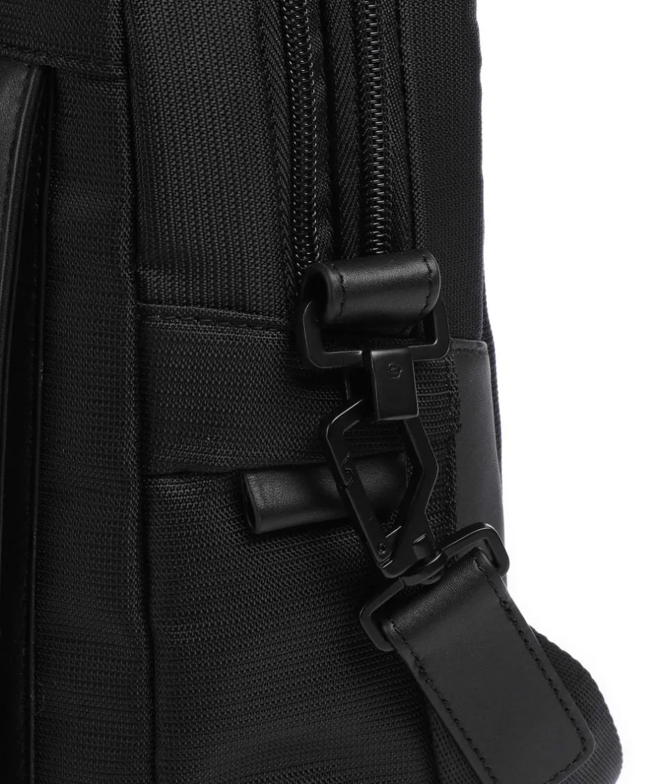 Piquadro Business- & Laptop Bags-S136 Briefcase 16″ nylon, cow leather
