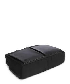 Piquadro Business- & Laptop Bags-S136 Briefcase 16″ nylon, cow leather