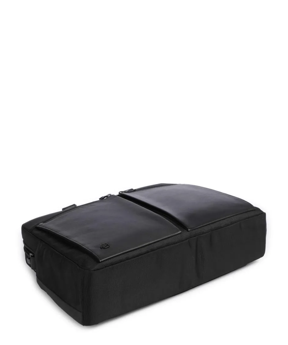 Piquadro Business- & Laptop Bags-S136 Briefcase 16″ nylon, cow leather