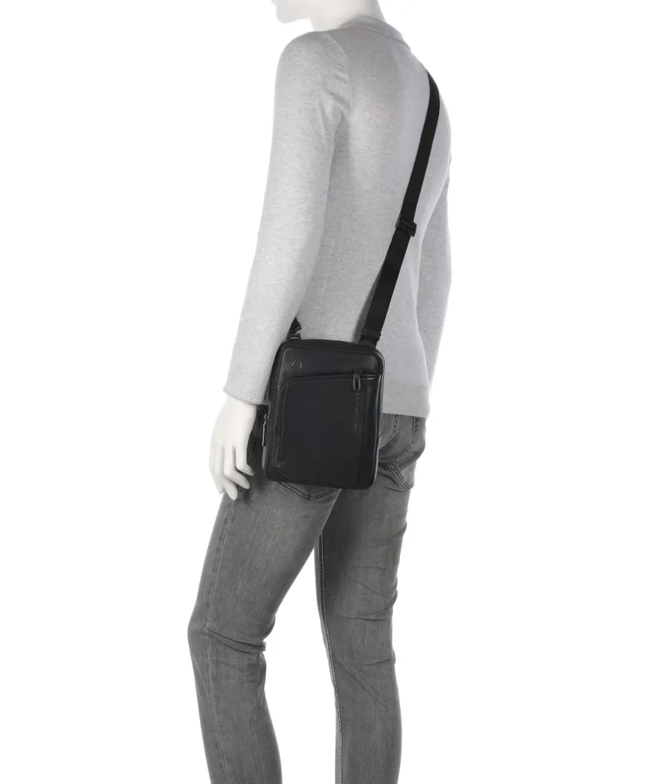 Piquadro Crossbody Bags-S134 Crossbody bag grained cow leather