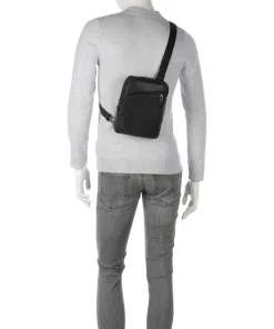 Piquadro Crossbody Bags-S134 Crossbody bag grained cow leather