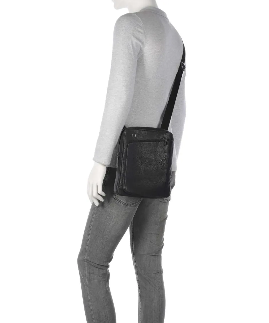 Piquadro Crossbody Bags-S134 Crossbody bag grained cow leather