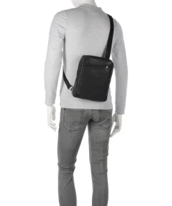 Piquadro Crossbody Bags-S134 Crossbody bag grained cow leather